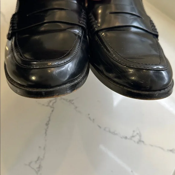 Banana Republic Black slide on Penny loafer Size 8 1/2 - Picture 10 of 13